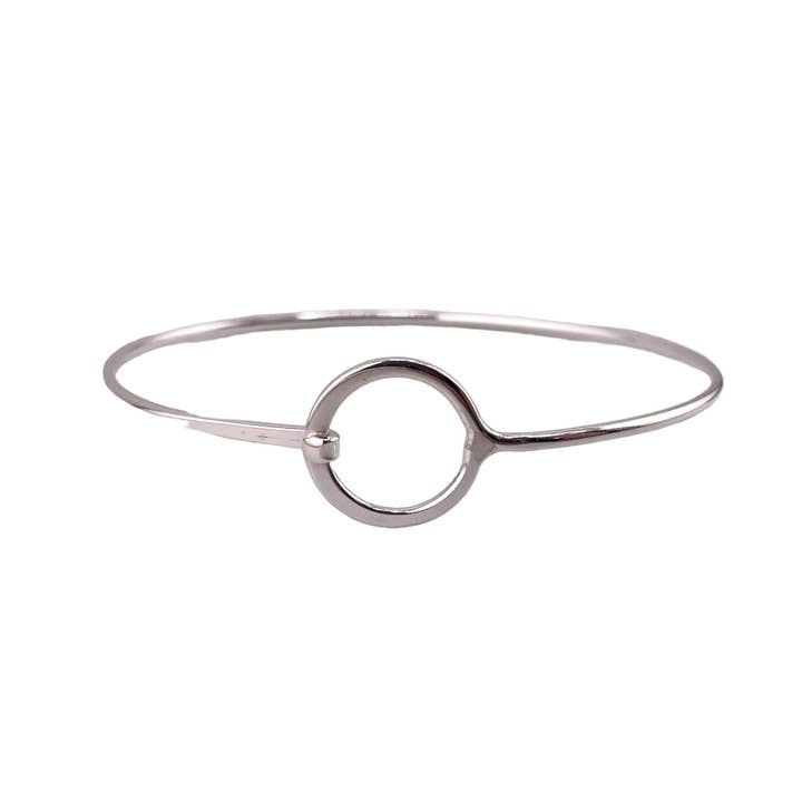 Bracciale rigido Eternity Latch in argento Sterling per la vendita all'ingrosso da parte di Select Lines