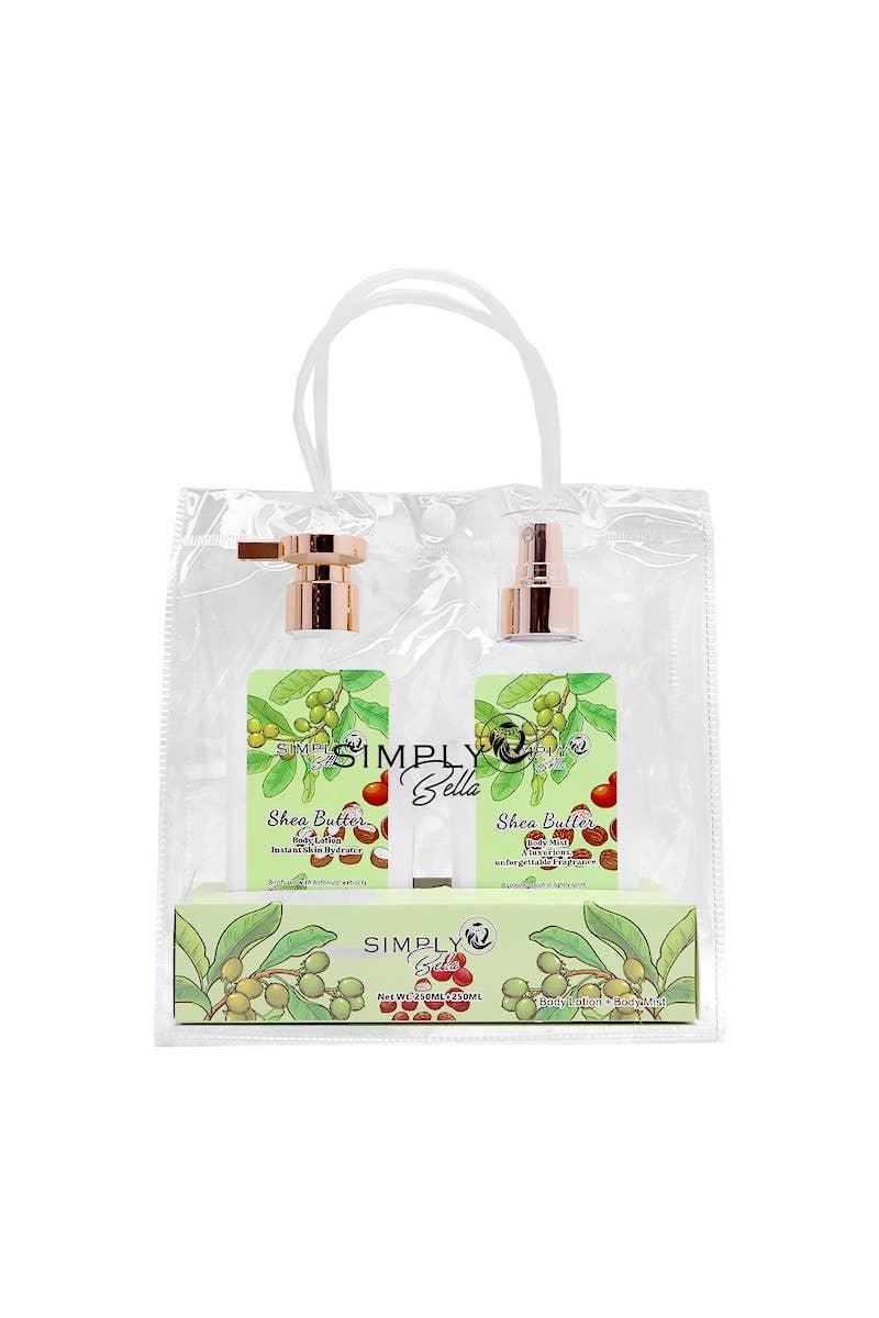 PINEAPPLE Beauty – Großhandel Bade- & Körperpflege-Set – Simply Bella SLBM010 Sheabutter-Körperlotion und Körperspray, 41