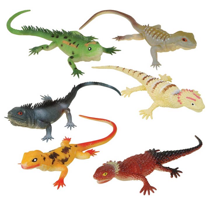 14" SOFT LIZARDS LLB kids toys for wholesale by La Luna Bella - Toys