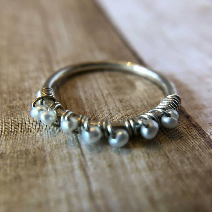 Ring mit Süßwasserperlen für den Großhandel von Nevermore Fine Jewelry