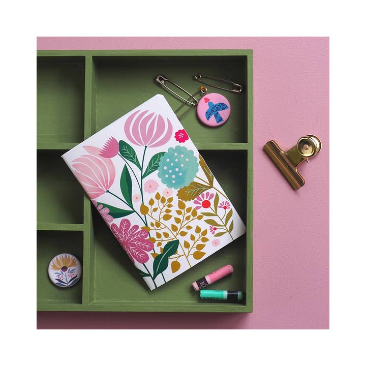mini labo - Wholesale Notebook - Notebook 48 lined pages Wild Herbes2