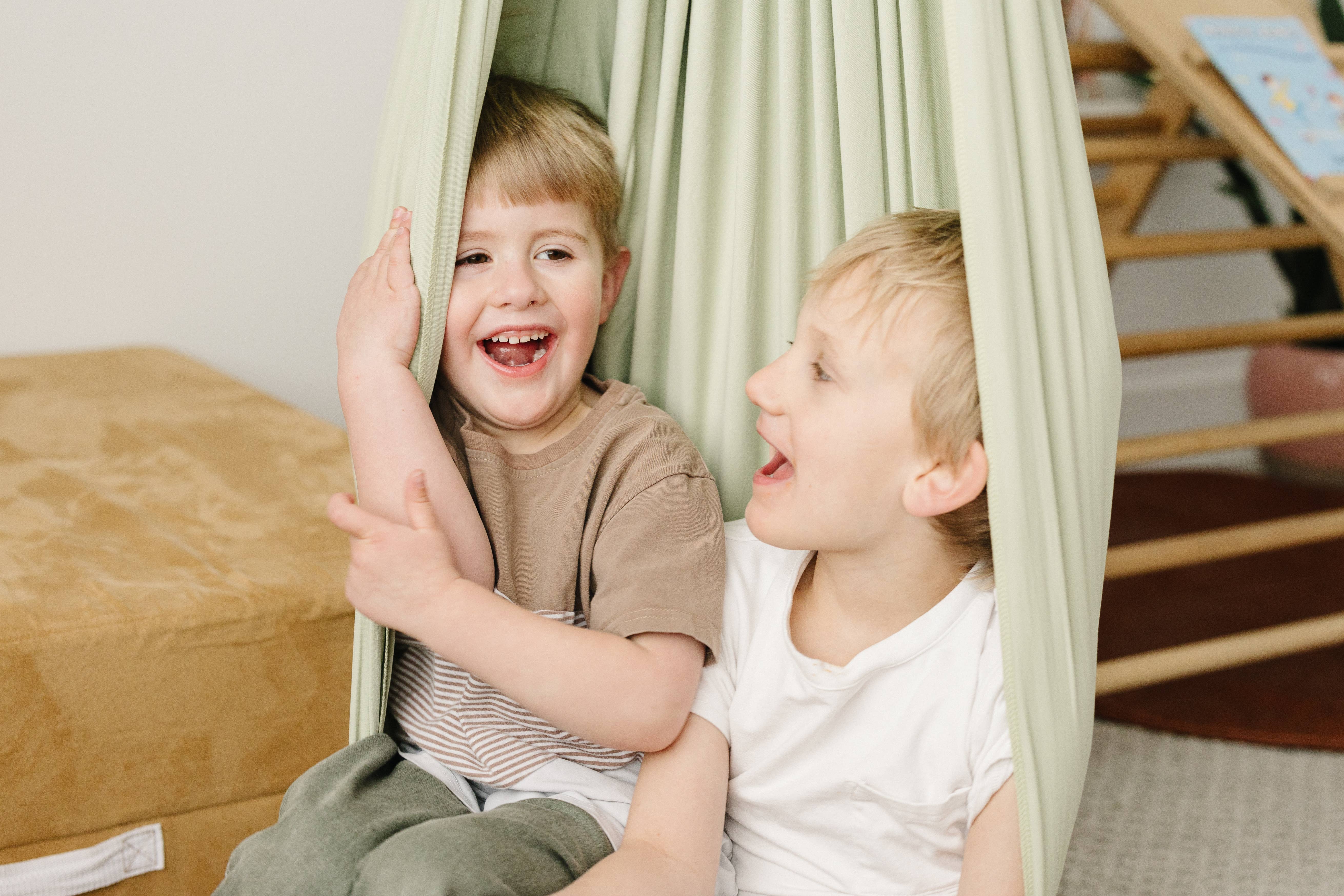 Marlowe & Co - Wholesale Hammock - Kids - Desert Sage Cotton Sensory Swing7