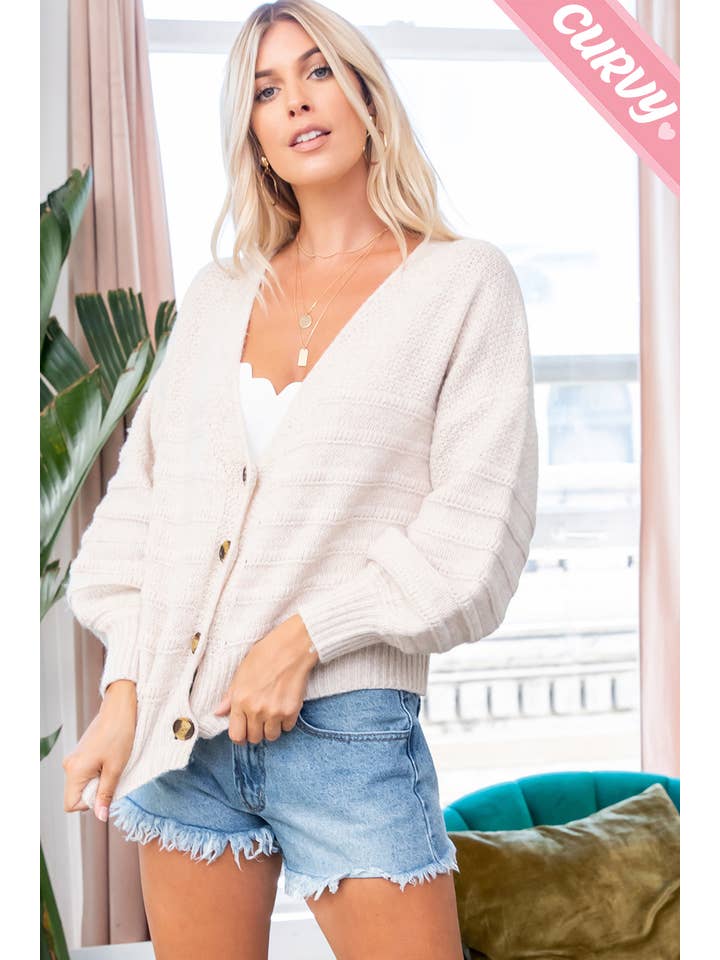 Sweet Lovely by Jen - Wholesale Cardigan - Women's - SW203PL SWEATER CARDIGAN15