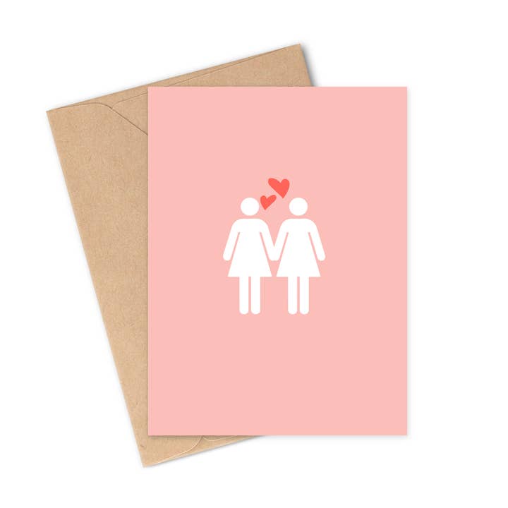 Carte de voeux Just Us 1 pour la vente par Carla Sue Greeting Cards