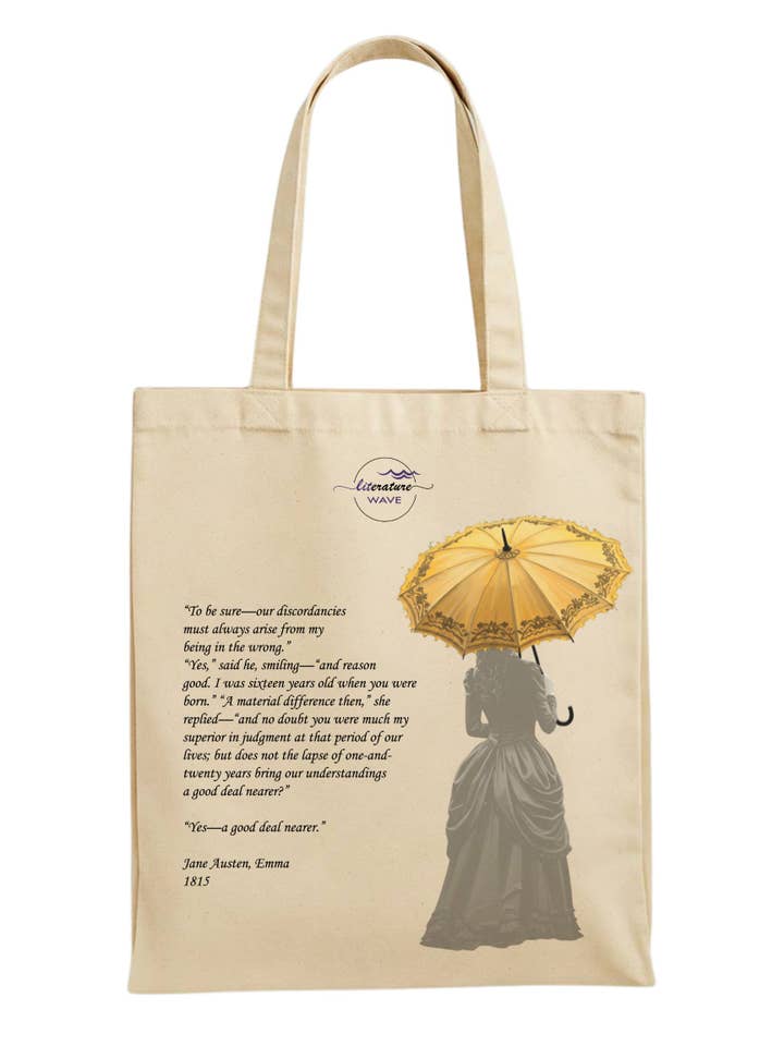 Literary Canvas Tote Bags for Bookstores & University Shops for wholesale by LitWave