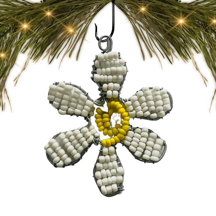 Kenya | Grazie per avermi aiutato a FIORIRE | Ornamento per la vendita all'ingrosso da parte di Beautifully Made Fair Trade