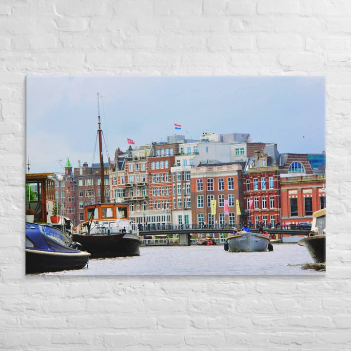 Impressões em tela com vistas de canal por atacado de Monmouth Paragon