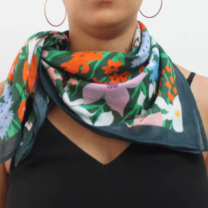 Organisches Baumwolltuch 100 % nachhaltiges Voile Ven Bandana für den Großhandel von Emma Make