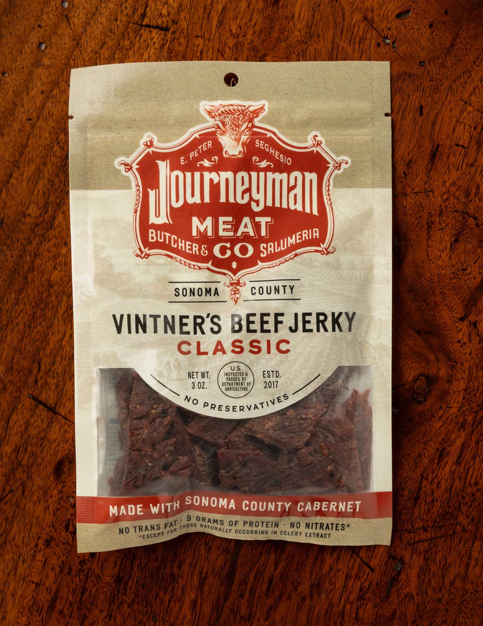 Journeyman Meat Co. - Wholesale Jerky - Jerky - Vintner's Classic Beef Jerky