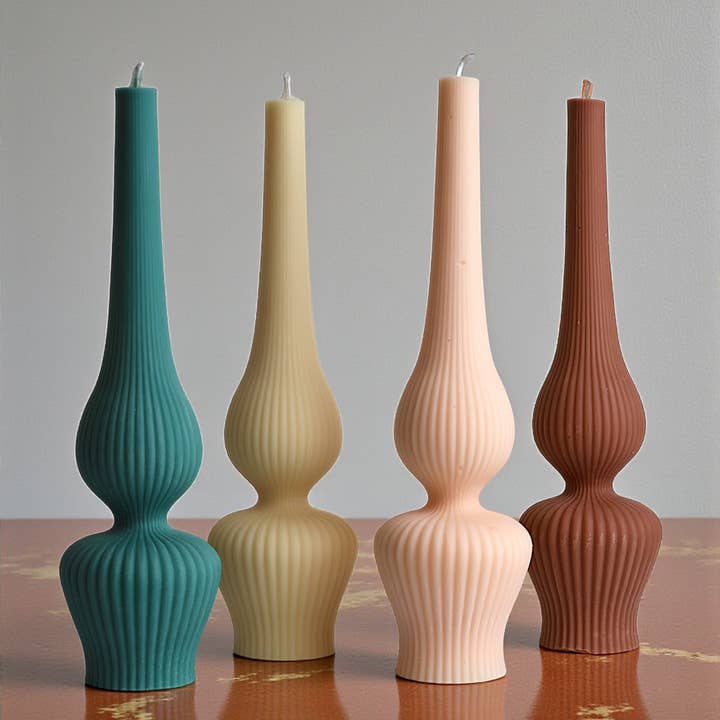 Lamp Unique Design 9.5x2.5in - Pillar for wholesale by Agaboo Candle