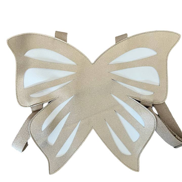 Platinum Big Butterfly läder ryggsäck för wholesale av ILLYTRILLY