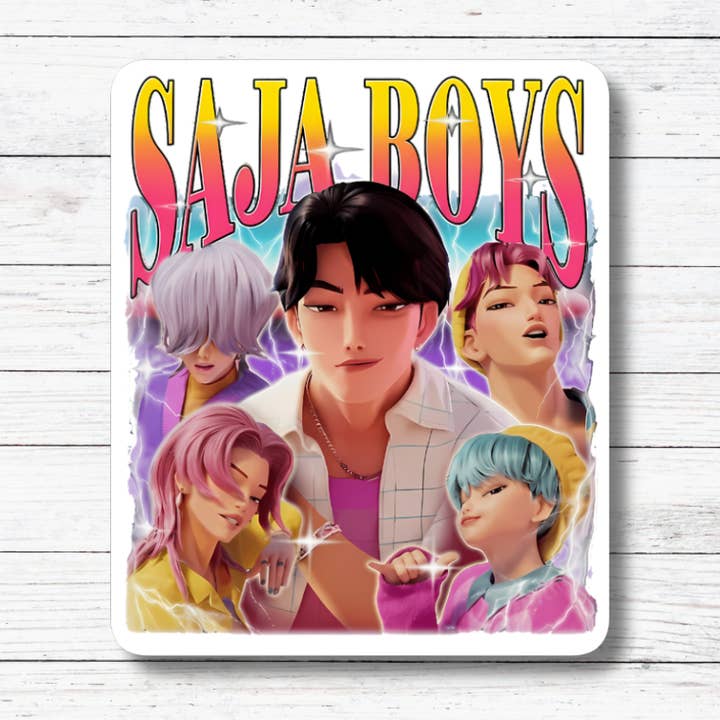 Saja Boys Sparkle- KPop Saja Boys Sticker/Magnet for wholesale by Oily Graphic Creations