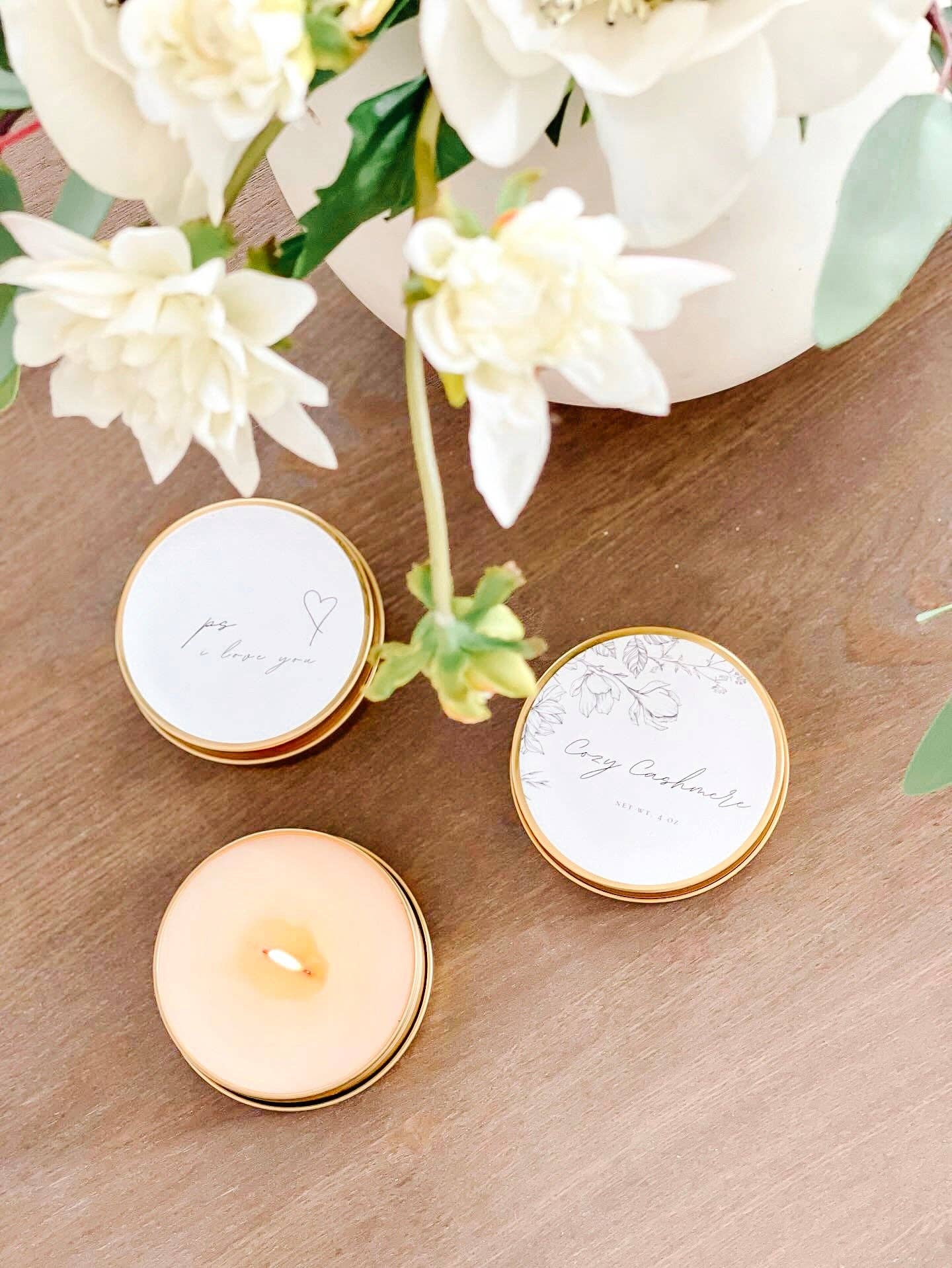 Forget Me Not Candle - Wholesale Travel Candles - Golden Travel Mini5