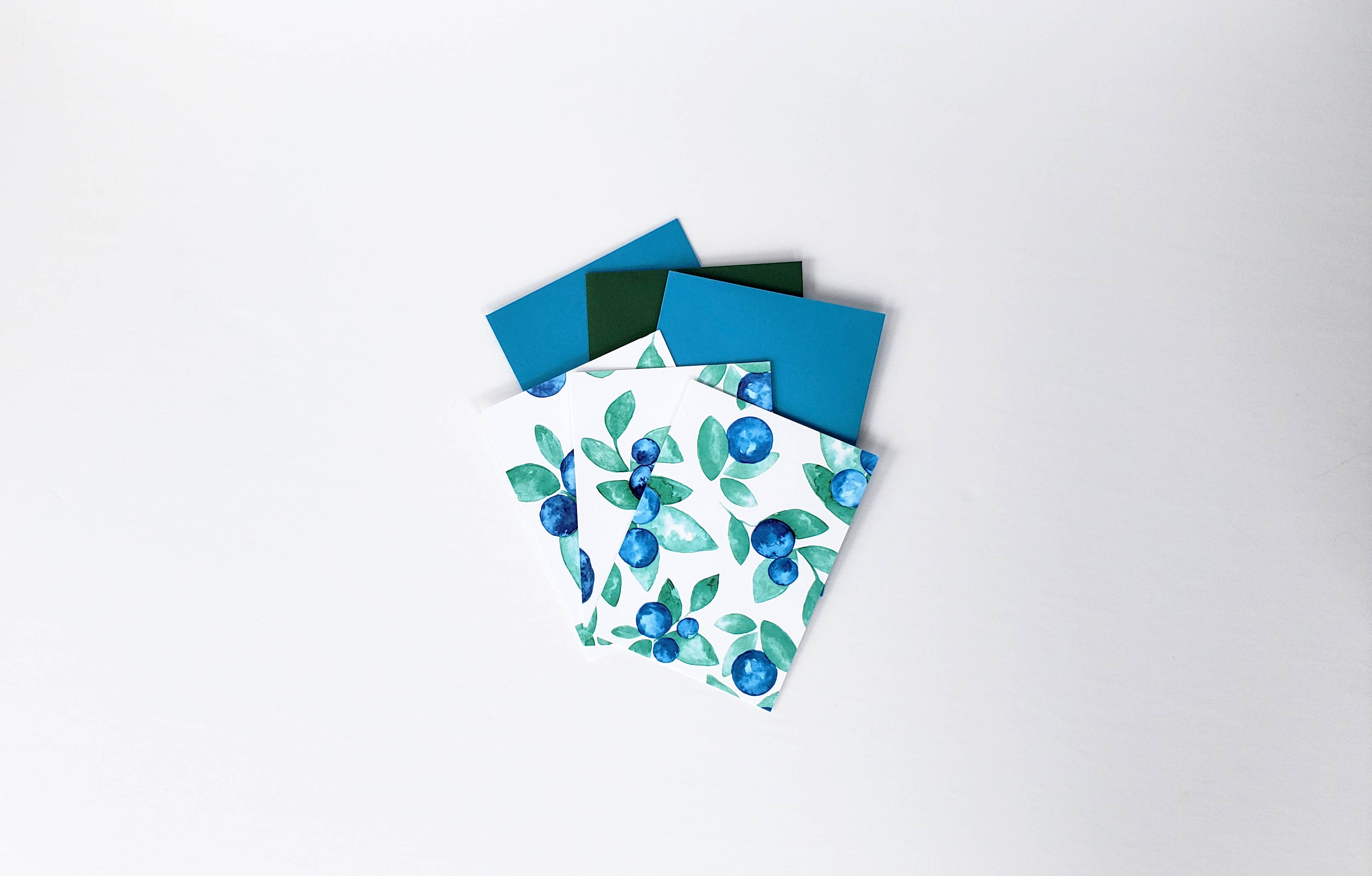 Lucky Dog Design Co. - Wholesale Stationery/Notecard Set - Blueberry Paradise Mini Card Set (Set of 10)8
