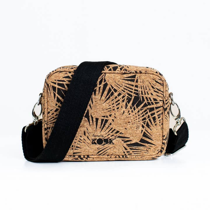 KORK & Inspired by KORK - Wholesale Crossbody Bag - Women's - Anastasia Cork Small Crossbody- Palm SPECIAL EDITION!5