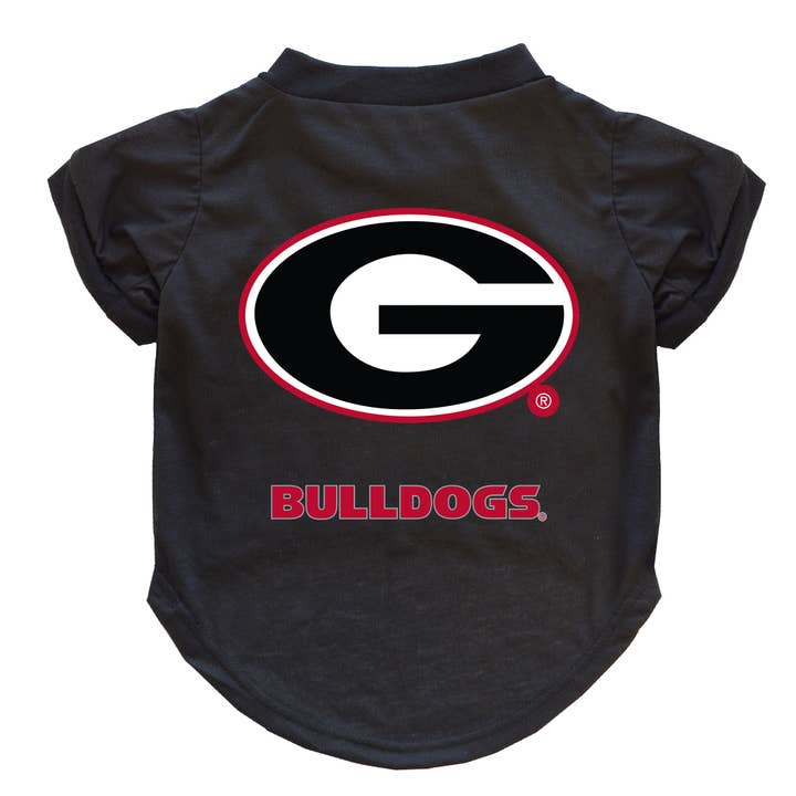 NCAA Georgia Bulldogs Pet T-Shirt for wholesale by Little Earth Productions
