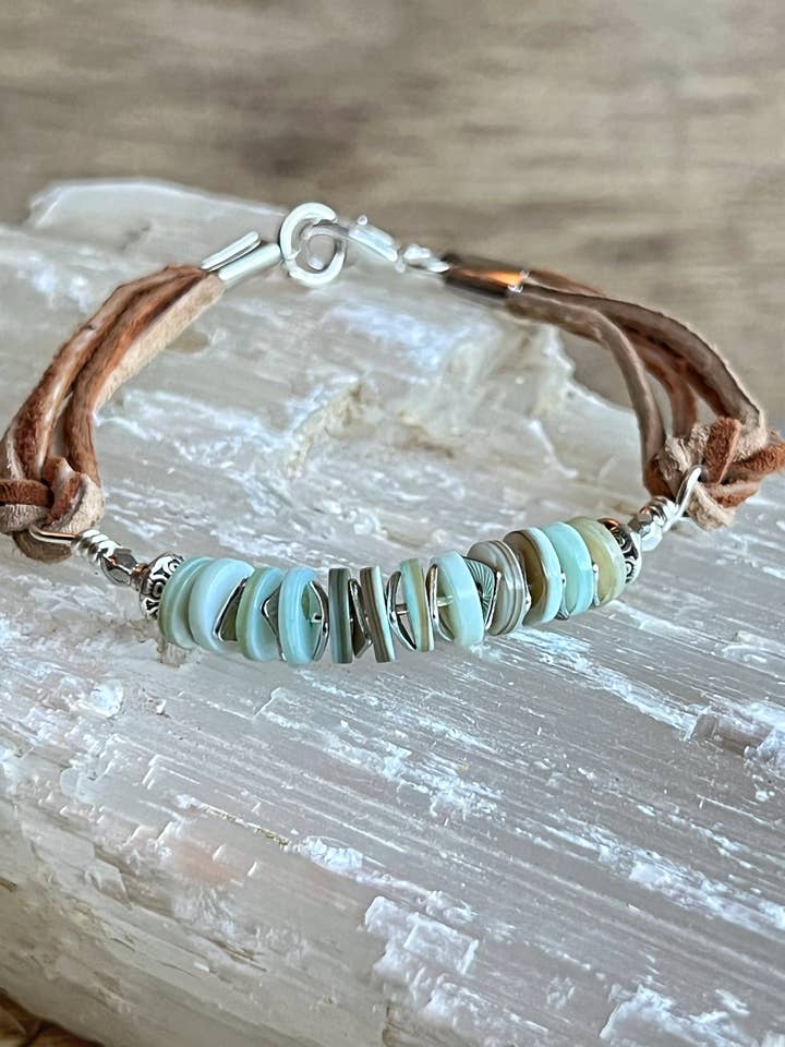 Amazonite Bar armband voor wholesale door Wyld Earth