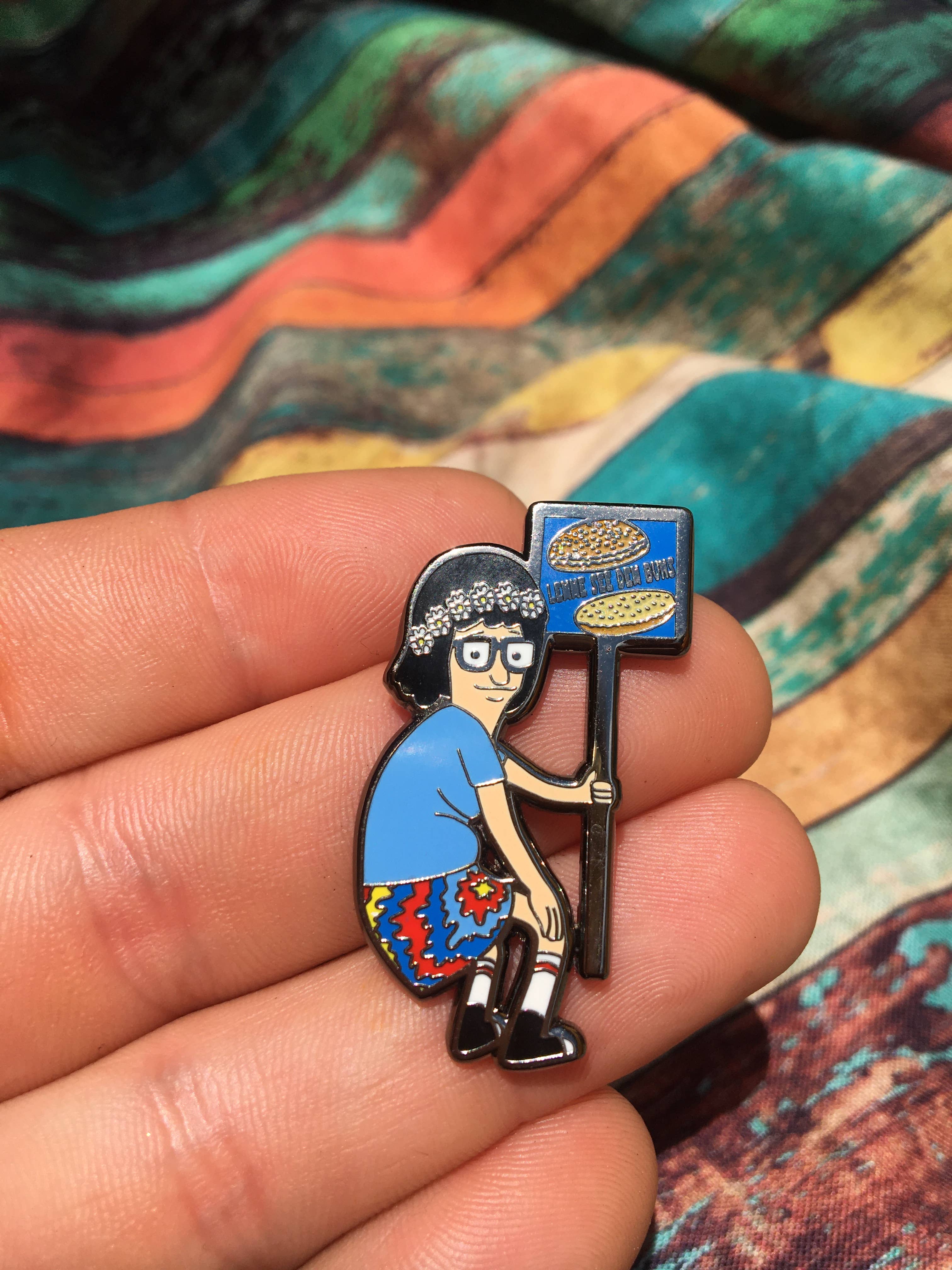 Mushroom Kingdom Pins - Wholesale Lapel Pin/Button - Raging Tina With Rage Staff Festival Pin – 1.5" Soft Enamel