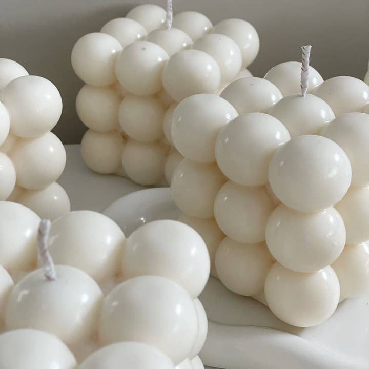 Akivodu Candles - Wholesale Novelty Candle - Jumbo Bubble Cube Candle - 100% soy wax, multiple scents4