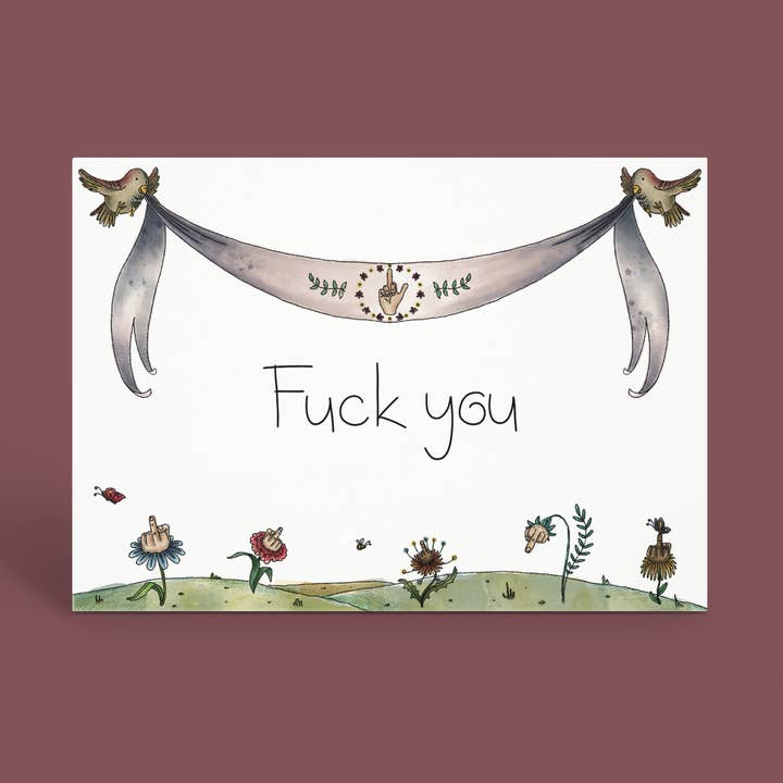 The Original Anonymous F**K YOU Card for wholesale by Explicit Contents