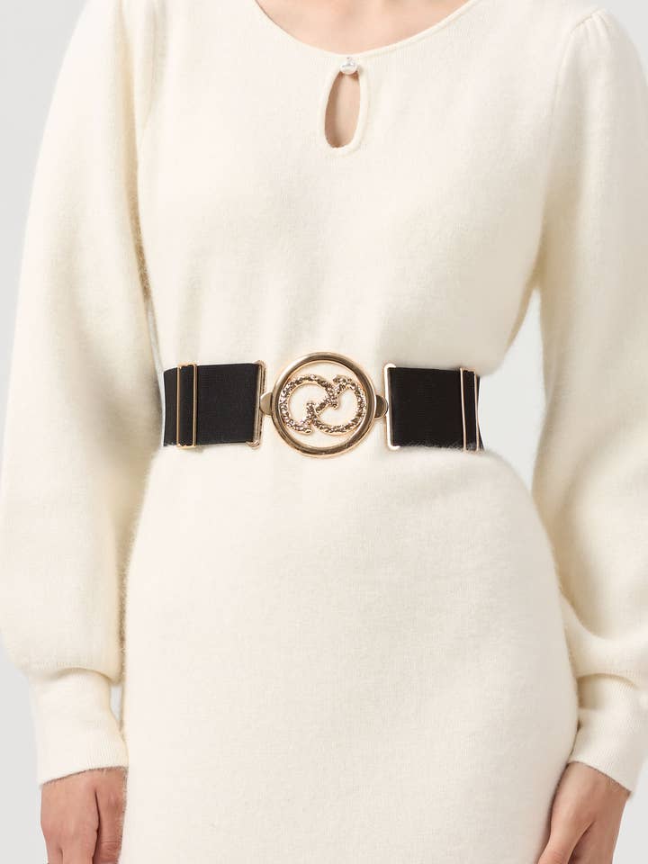 Adjustable elastic belt one size C-23171 for wholesale by PHANIE MODE