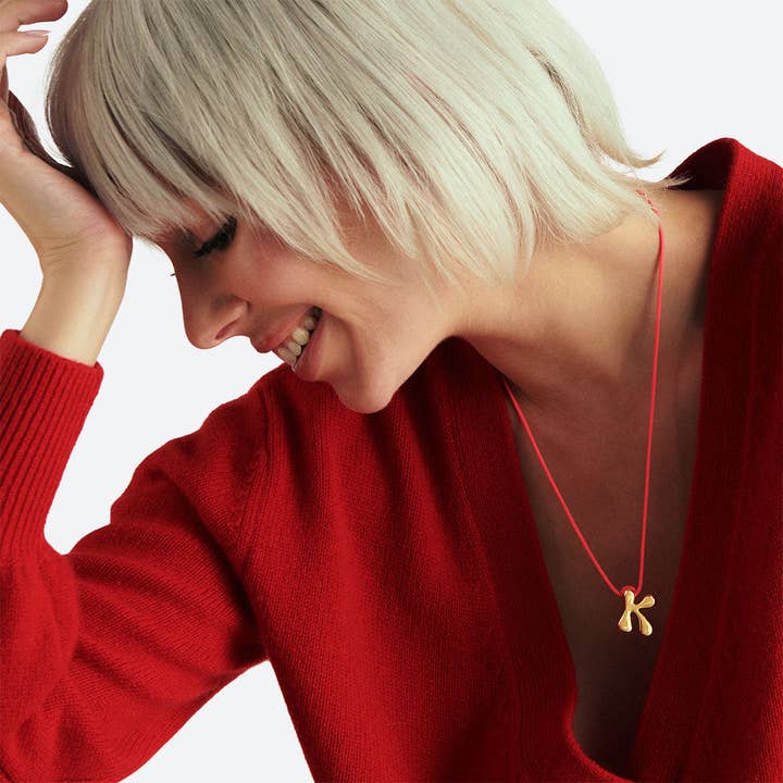 La Mome Bijou - Venta al por mayor Collares con colgantes/abalorios - Collar con letra K19