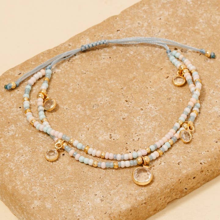 Anarchy Street – Engroshandel Perlearmbånd – Gem Charms Frø Perlejusterbar Snorarmbånd5