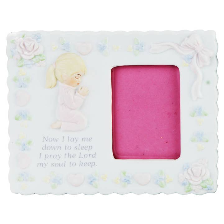 Cornice per foto in porcellana con preghiera per la vendita all'ingrosso da parte di Pacific Trading