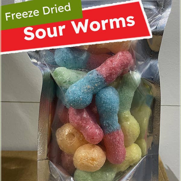 Forever Foods – Großhandel Weingummi – Gefriergetrocknete saure Würmer
