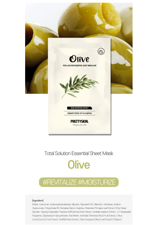 Best Beauty Group - Wholesale Skincare Face Mask - PRETTY SKIN Total Solution Essential Face Sheet Mask8