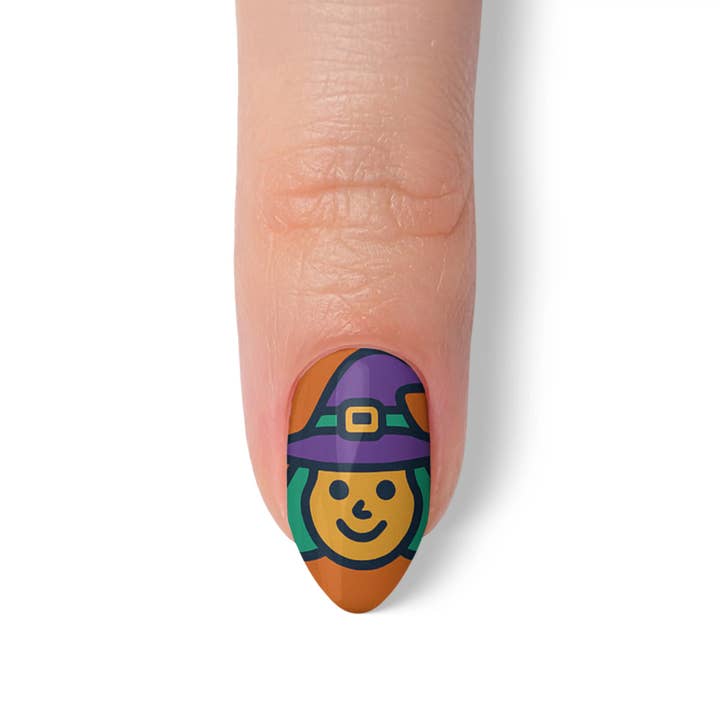 FYNE BODY - Wholesale Press-on/fake nails - Ghostly Glam Halloween Multicolor Press-On Nails86