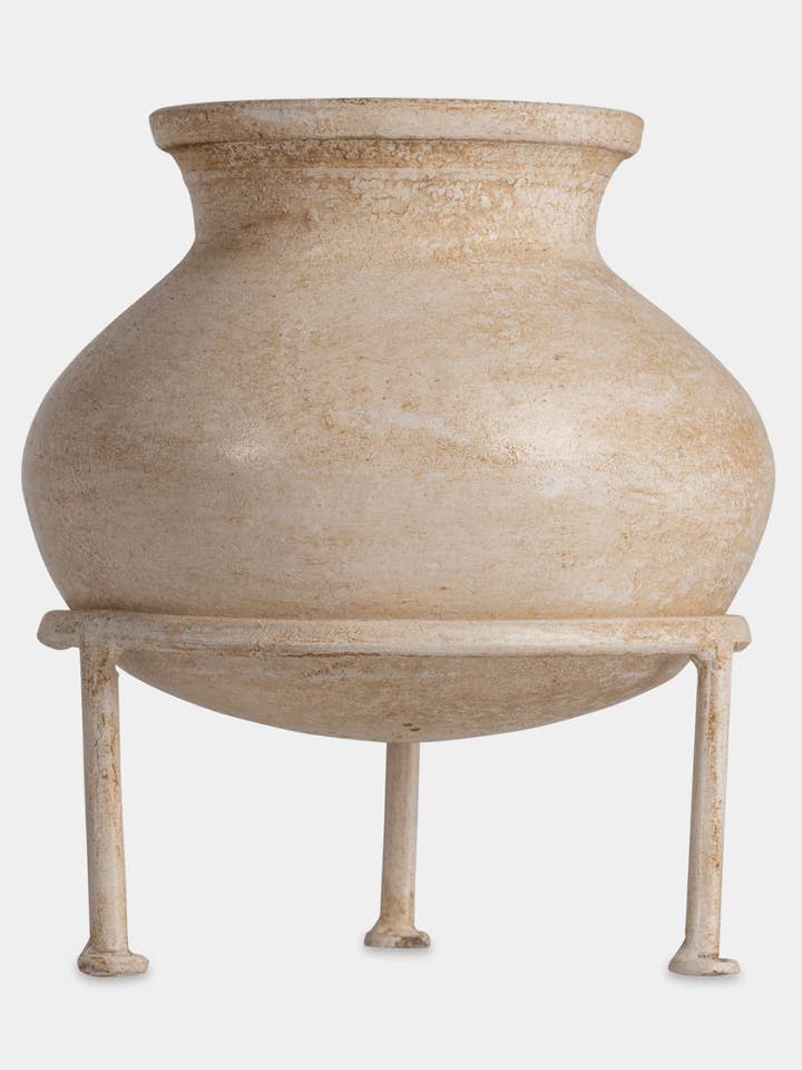 Small Chaand Clay Pot (6"x8") for wholesale by Marble Lotus Original