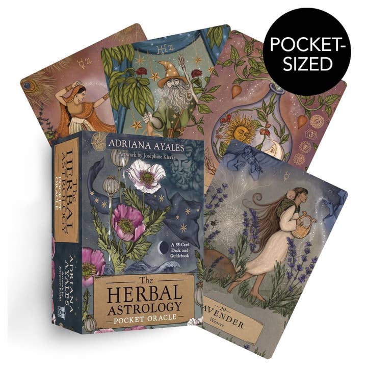 The Herbal Astrology Pocket Oracle cards Hay House for wholesale by Cardshouse