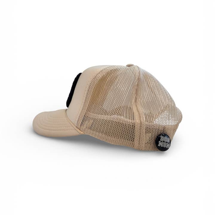 Cream ADULT Customizable Trucker Hat, Patches Sold Separately (Cream) for wholesale on Faire3