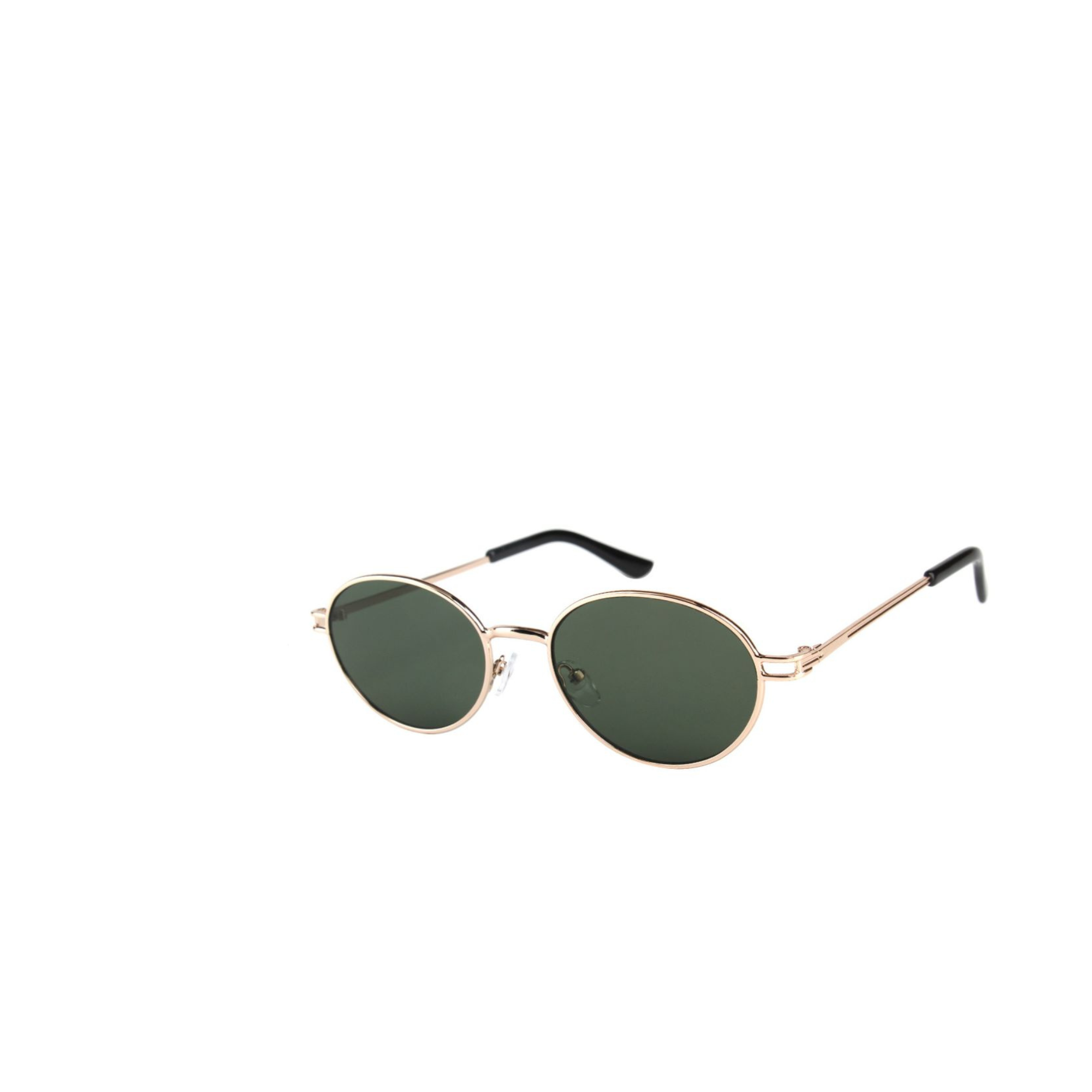 V by Vye Eyewear - Wholesale Sunglasses - Women's - Metal Oval Sunglasses in Gold1