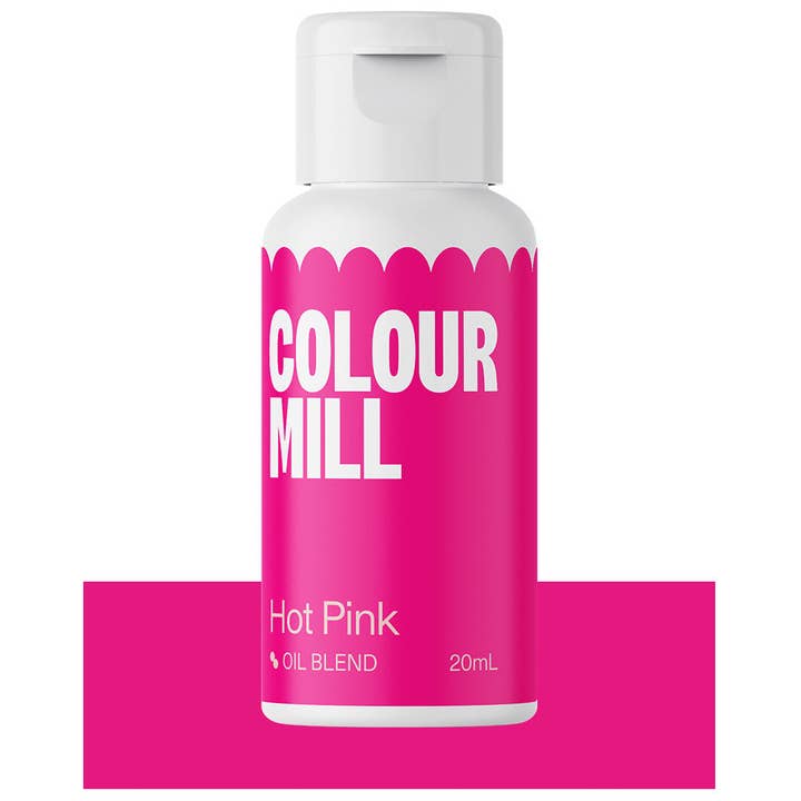 Colour Mill Oil-Blend Food Coloring, 20 Milliliters, Hot Pink for wholesale by Cake Supply Imports