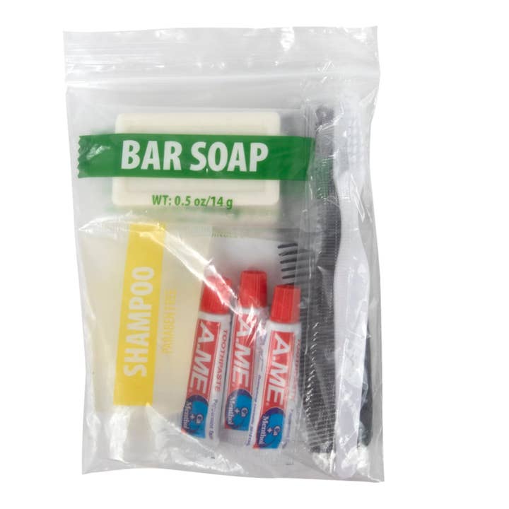 Buddha Ayurveda - Wholesale Weekender bag – Unisex - 10-Piece Deluxe Homeless Hygiene Kit with Cinch Travel Bag2