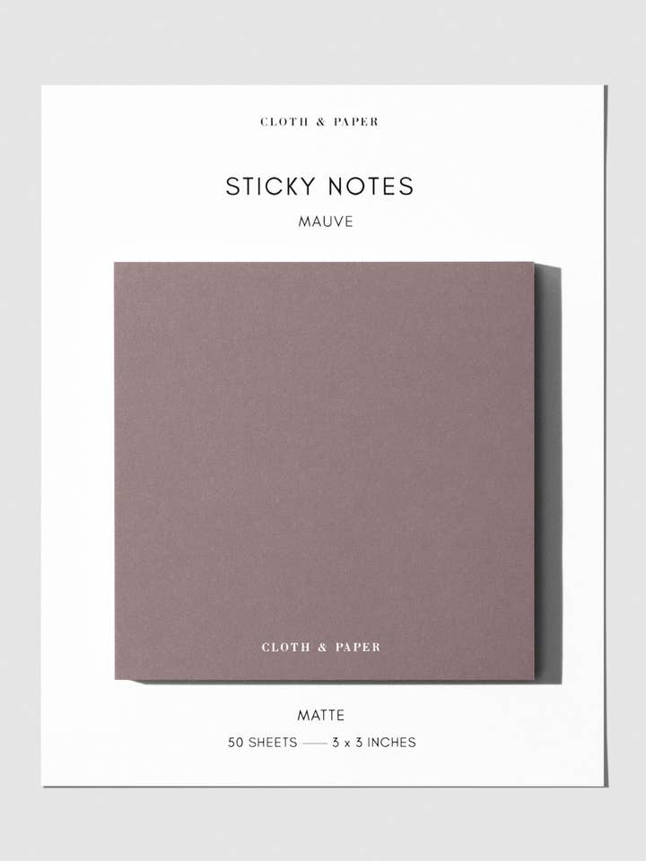 Note Neutrality Sticky Notes for wholesale by Cloth & Paper