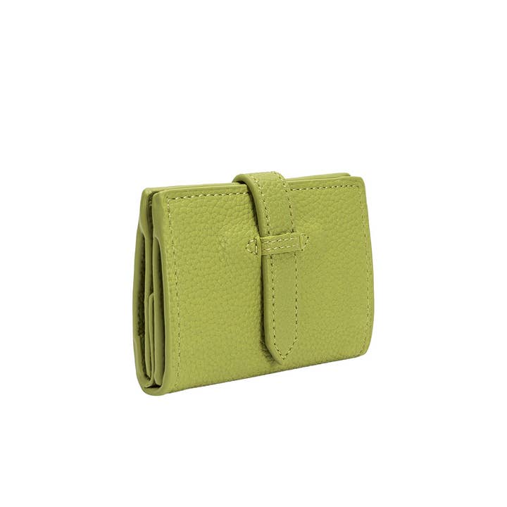 Melie Bianco - Wholesale Wallet - Women's - Pria Pistachio Vegan Leather Wallet