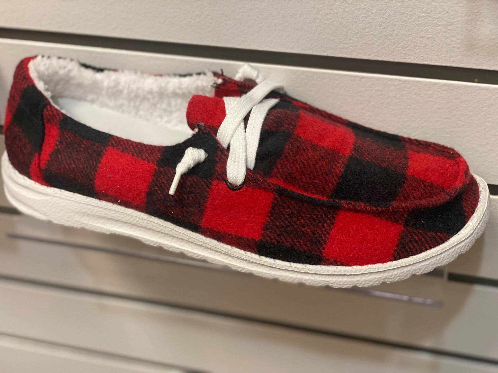 FARMASI & Just Believe Boutique Wholesale - Wholesale Slip On Sneakers - Women's - Riley Red Shoe1