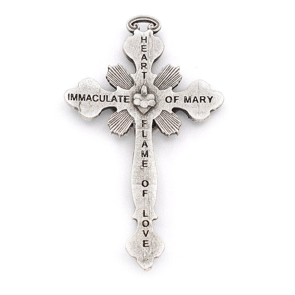 Ghirelli  UsA Inc - Vente Collier de prière en perles - Chapelet Flamme d'Amour3