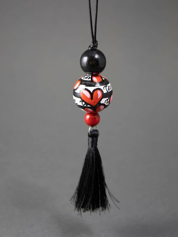 Pendentif en forme de cœur perlé pour la vente par Gannwood