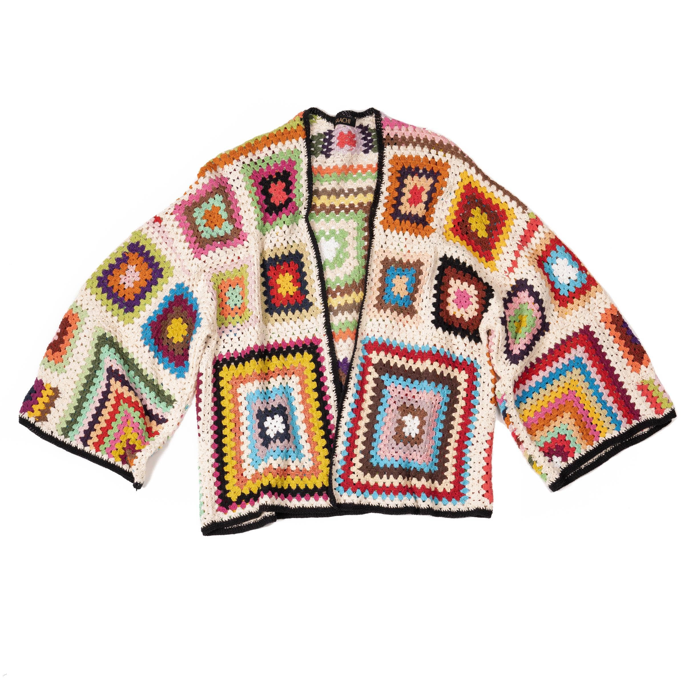 SAACHI - Wholesale Jacket - Women's - Granny Crochet Jacket Short 7