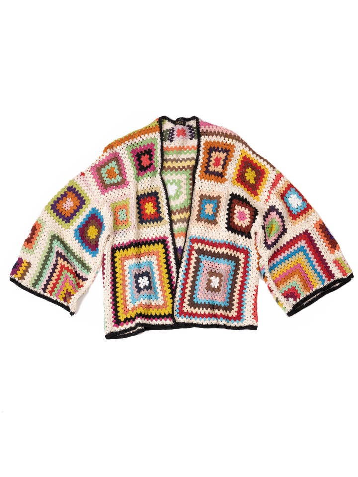 SAACHI - Wholesale Jacket - Women's - Granny Crochet Jacket Short 7
