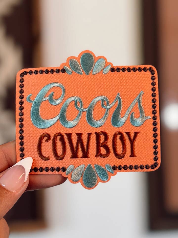 Écusson thermocollant Cowboys pour la vente par Little Filly