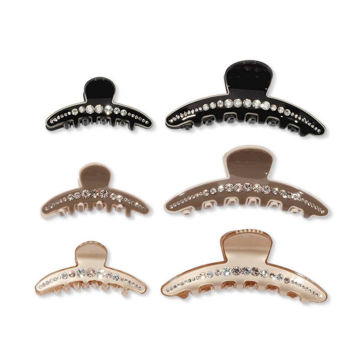 Luxuriöse Haarklammer mit französischem Swarovski-Strass und Schildkrö für den Großhandel von Shop by Alix