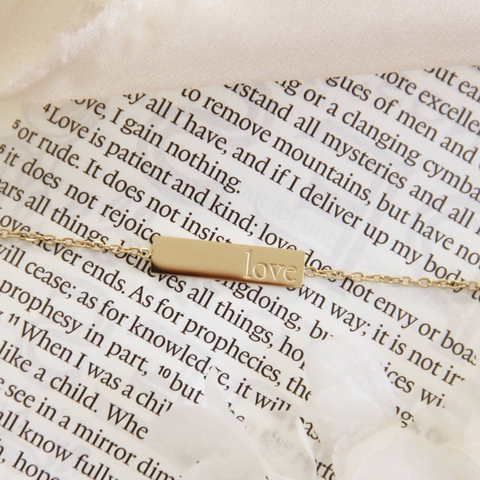 LoveStory Collection – wholesale Berlockarmband – Love Armband, 1 Korintierbrevet 13:4-135