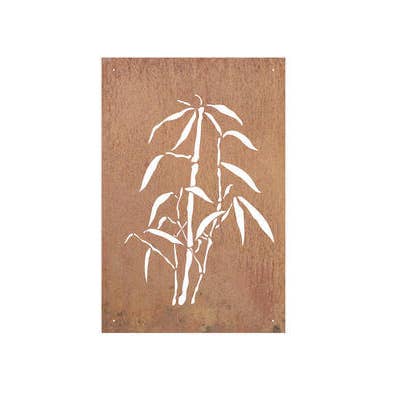 Panneau d'art mural de jardin en bambou One pour la vente par Overwrought
