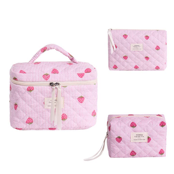 Dipped Shop - Wholesale Makeup/Cosmetic Bag - Candy Color Sweet Large Capacity Cosmetic Bag DPB2507