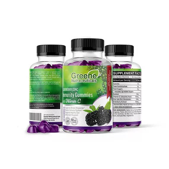 Immun Gummies für den Großhandel von Greene Nutraceuticals